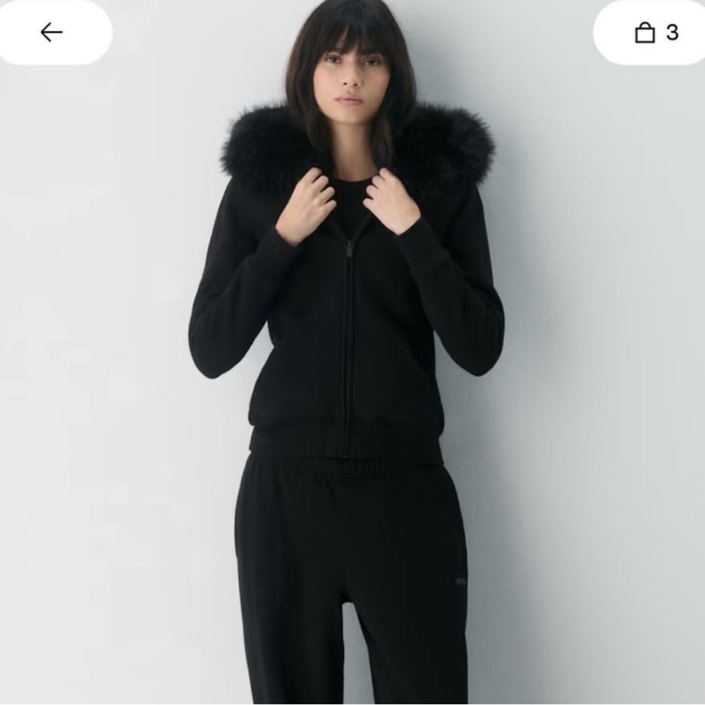 Aritzia Cozy Sweatfleece Snug Zip Hoodie